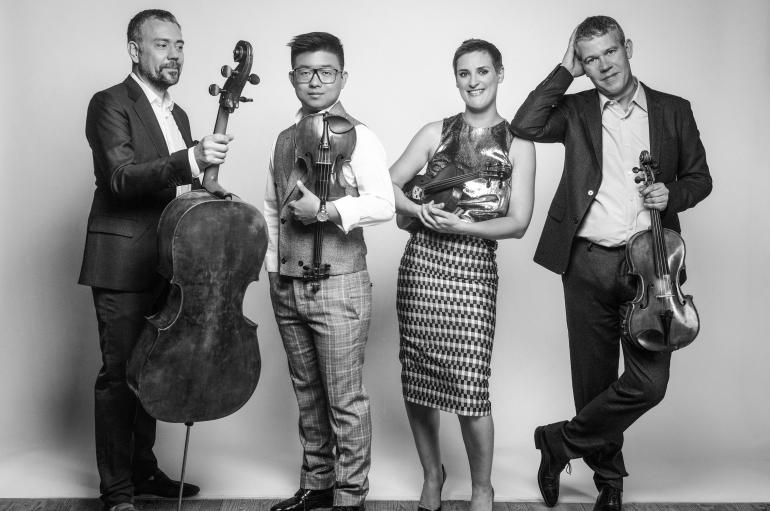 Quatuor Diotima black and white