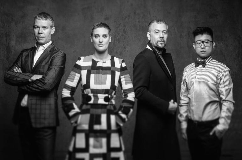 Quatuor Diotima black and white