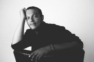 black and white photo of charif shanahan