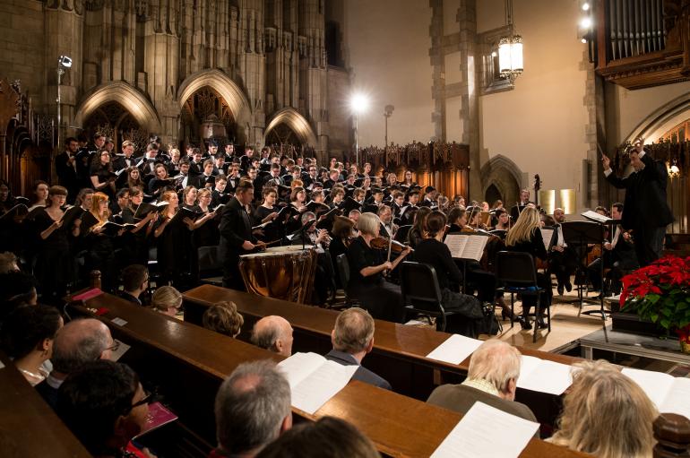 James Kallembach leads the Rockefeller Chapel and Motet Choirs in Handel's Messiah