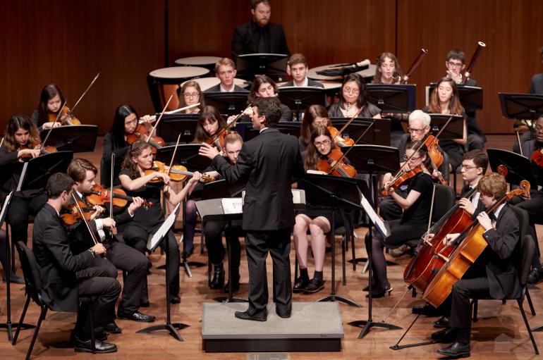 The University Chamber Orchestra led by Matthew Sheppard