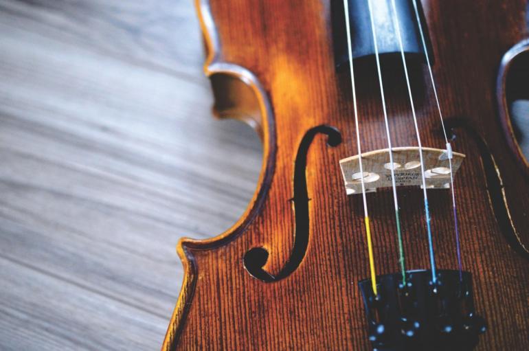 Violin closeup