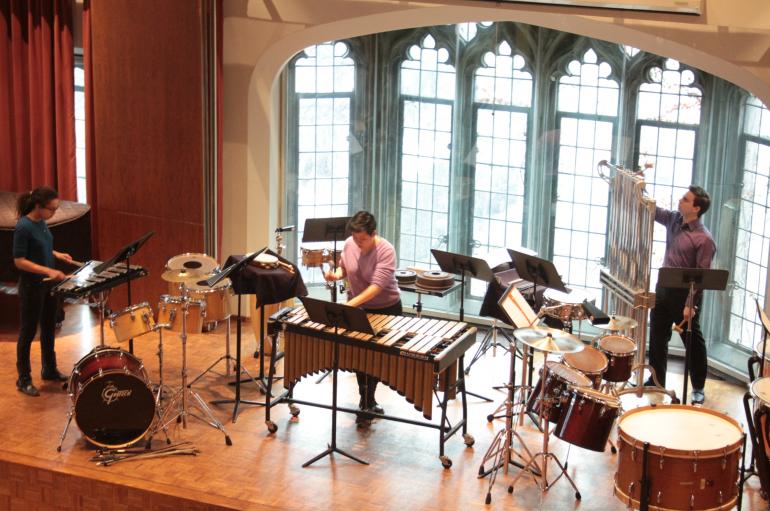 Percussion Ensemble in performance