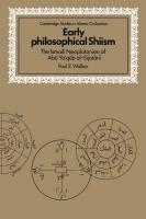 Early Philosophical Shiism: The Ismaili Neoplatonism of Abū Yaʿqūb al-Sijistānī